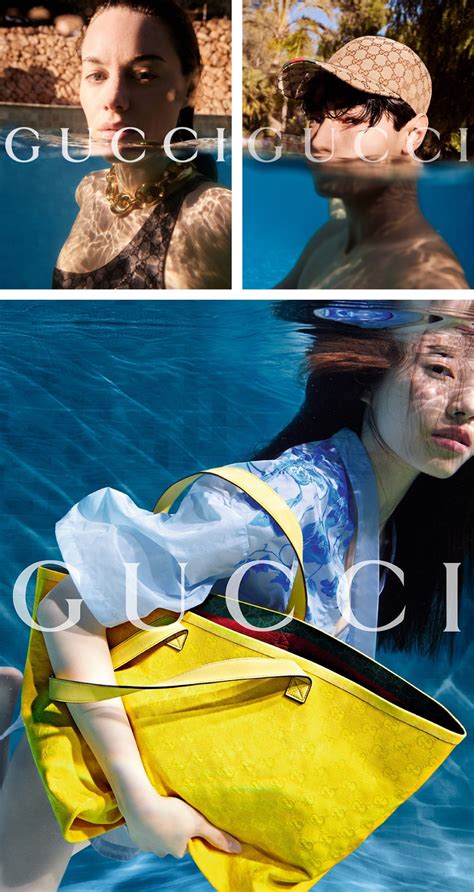 gucci underwater campaign|A Gucci Lido Summer .